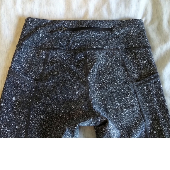 Lululemon Tight Stuff Tight II - Luminesce Splatter White Black. - Picture 9 of 15